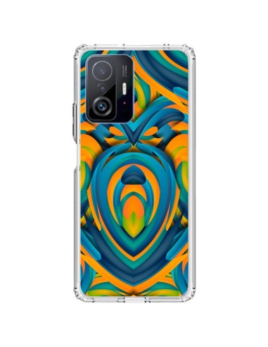 Coque Xiaomi 11T / 11T Pro Cross Heart Azteque Coeur - Eleaxart