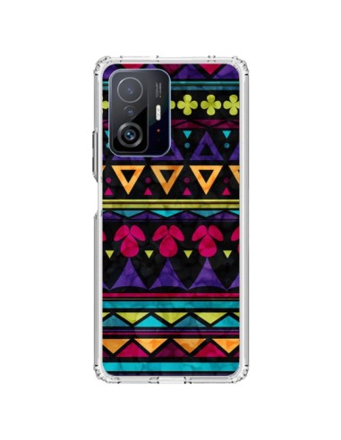 Coque Xiaomi 11T / 11T Pro Triangles Pattern Azteque - Eleaxart