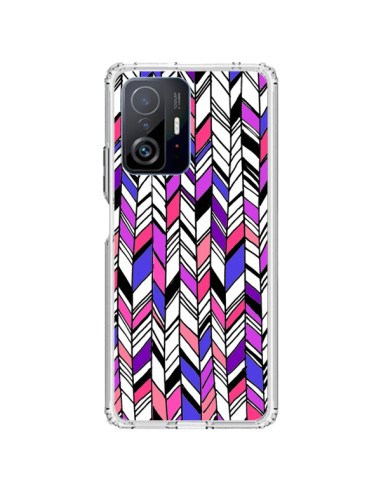 Xiaomi 11T / 11T Pro Case Graphic Aztec Pink Purple - Léa Clément