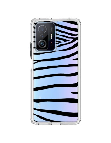 Coque Xiaomi 11T / 11T Pro Zebre Zebra Noir Transparente - Project M