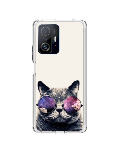 Coque Xiaomi 11T / 11T Pro Chat à lunettes - Gusto NYC