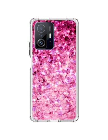 Coque Xiaomi 11T / 11T Pro Romance Me Paillettes Roses - Ebi Emporium