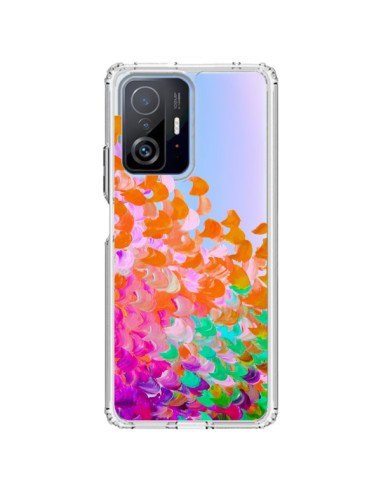 Cover Xiaomi 11T / 11T Pro Creation in Colore Arancione Trasparente - Ebi Emporium