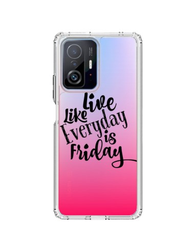 Coque Xiaomi 11T / 11T Pro Everyday Friday Vendredi Live Vis Transparente - Ebi Emporium