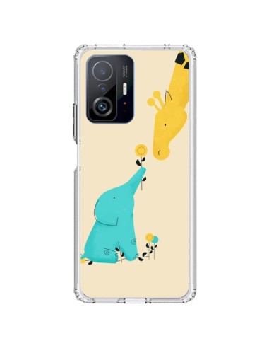 Xiaomi 11T / 11T Pro Case Elephant Baby Giraffe - Jay Fleck