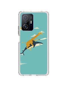 Xiaomi 11T / 11T Pro Case Giraffe Shark Flying - Jay Fleck