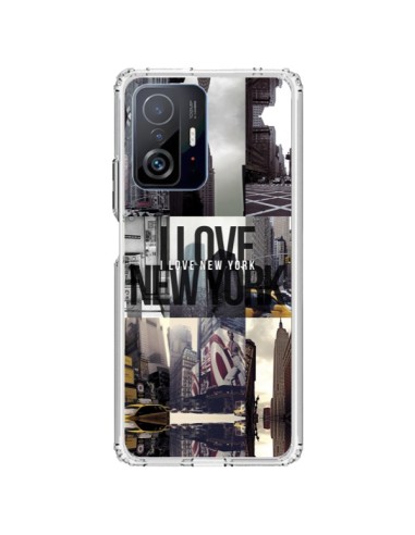 Coque Xiaomi 11T / 11T Pro I love New Yorck City noir - Javier Martinez