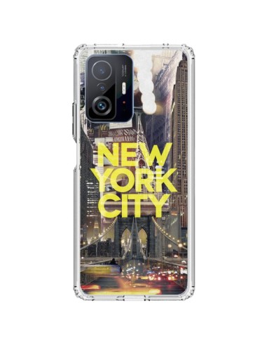 Coque Xiaomi 11T / 11T Pro New York City Jaune - Javier Martinez