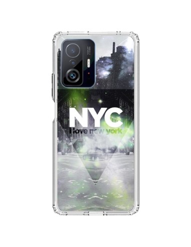 Cover Xiaomi 11T / 11T Pro I Love New York City Verde - Javier Martinez