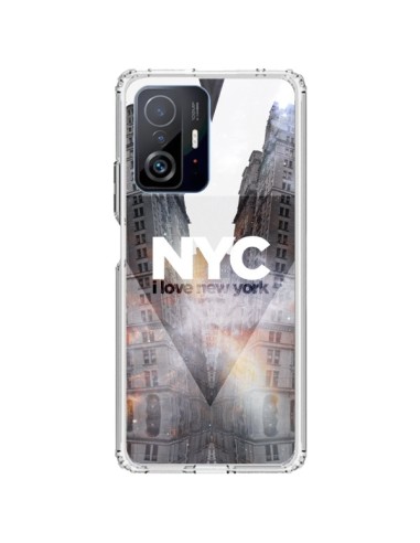 Cover Xiaomi 11T / 11T Pro I Love New York City Arancione - Javier Martinez