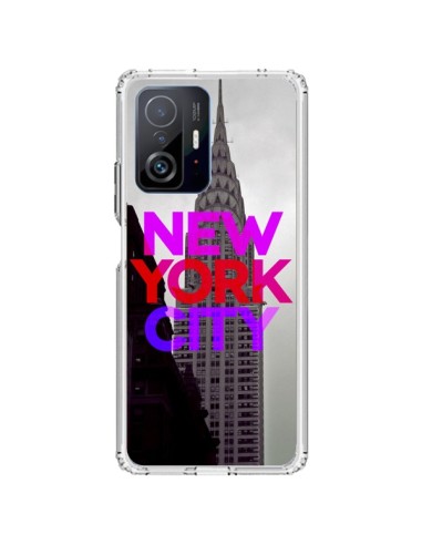 Coque Xiaomi 11T / 11T Pro New York City Rose Rouge - Javier Martinez