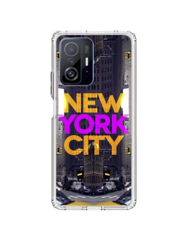 Xiaomi 11T / 11T Pro Case New York City Orange Purple - Javier Martinez