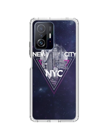 Xiaomi 11T / 11T Pro Case New York City Triangle Pink - Javier Martinez