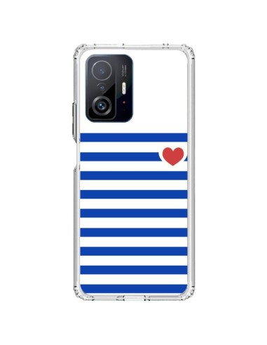 Coque Xiaomi 11T / 11T Pro Mariniere Coeur - Jonathan Perez