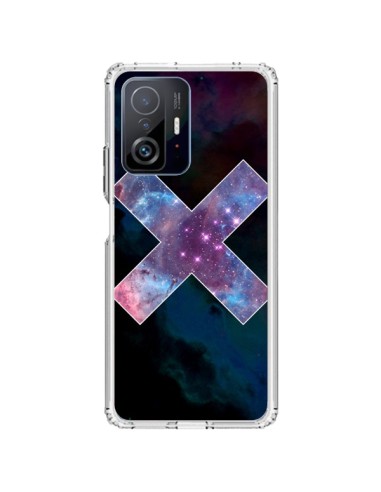 Coque Xiaomi 11T / 11T Pro Nebula Cross Croix Galaxie - Jonathan Perez
