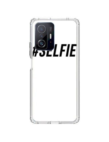 Coque Xiaomi 11T / 11T Pro Hashtag Selfie Noir Vertical - Jonathan Perez