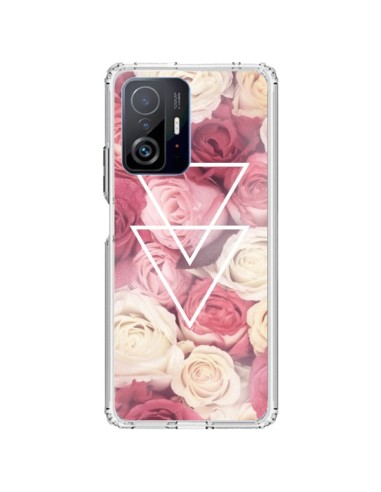 Cover Xiaomi 11T / 11T Pro Rosa Triangoli Fiori - Jonathan Perez