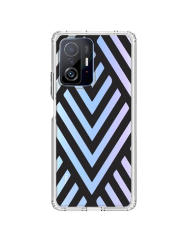 Xiaomi 11T / 11T Pro Case Geometrico Aztec Black Clear - Dricia Do