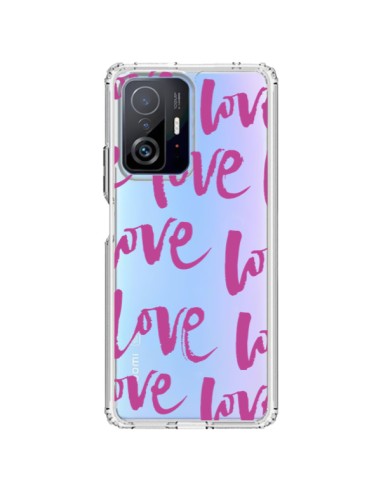 Coque Xiaomi 11T / 11T Pro Love Love Love Amour Transparente - Dricia Do