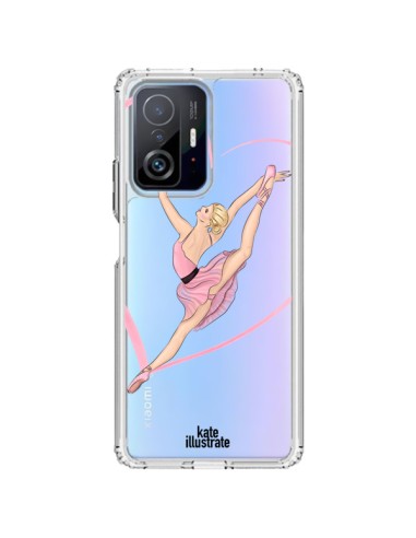 Coque Xiaomi 11T / 11T Pro Ballerina Jump In The Air Ballerine Danseuse Transparente - kateillustrate