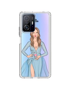 Coque Xiaomi 11T / 11T Pro Cheers Diner Gala Champagne Transparente - kateillustrate