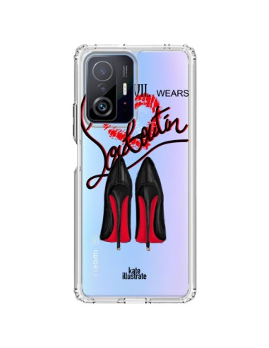 Coque Xiaomi 11T / 11T Pro The Devil Wears Shoes Demon Chaussures Transparente - kateillustrate