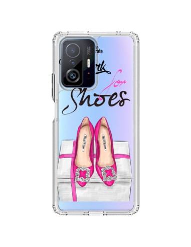 Cover Xiaomi 11T / 11T Pro I Work For Shoes Scarpe Trasparente - kateillustrate