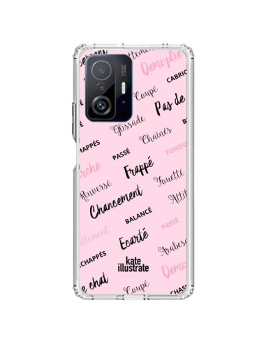 Coque Xiaomi 11T / 11T Pro Ballerina Ballerine Mots - kateillustrate