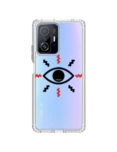 Coque Xiaomi 11T / 11T Pro Eye I See You Oeil Transparente - Koura-Rosy Kane