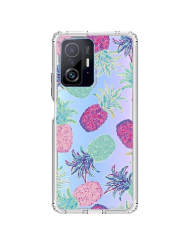 Cover Xiaomi 11T / 11T Pro Ananas Frutta Estate Trasparente - Lisa Argyropoulos