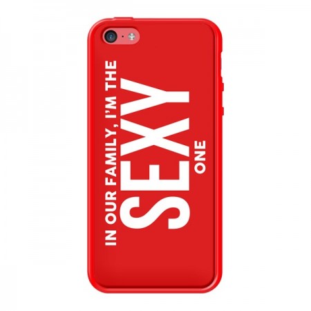 Coque In our family i'm the Sexy one pour iPhone 5C - Jonathan Perez