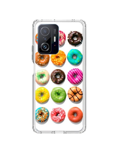 Coque Xiaomi 11T / 11T Pro Donuts Multicolore Chocolat Vanille - Laetitia