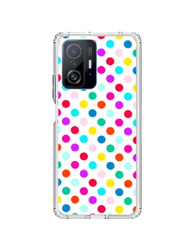 Coque Xiaomi 11T / 11T Pro Pois Multicolores - Laetitia