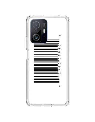 Coque Xiaomi 11T / 11T Pro Code Barres Noir - Laetitia