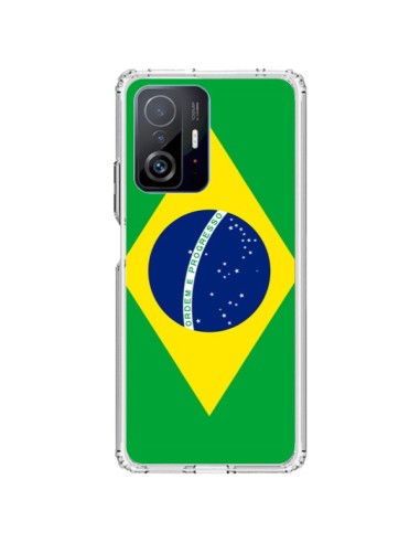 Cover Xiaomi 11T / 11T Pro Bandiera Brasile - Laetitia