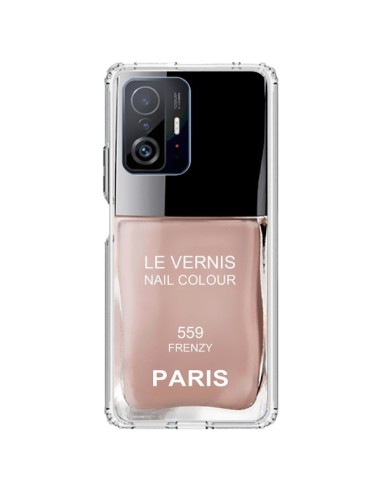 Coque Xiaomi 11T / 11T Pro Vernis Paris Frenzy Beige - Laetitia