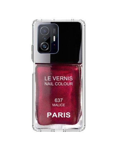 Xiaomi 11T / 11T Pro Case Nail polish Paris Malice Purple - Laetitia