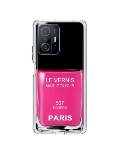 Coque Xiaomi 11T / 11T Pro Vernis Paris Riviera Rose - Laetitia