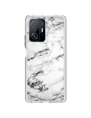 Coque Xiaomi 11T / 11T Pro Marbre Marble Blanc White - Laetitia