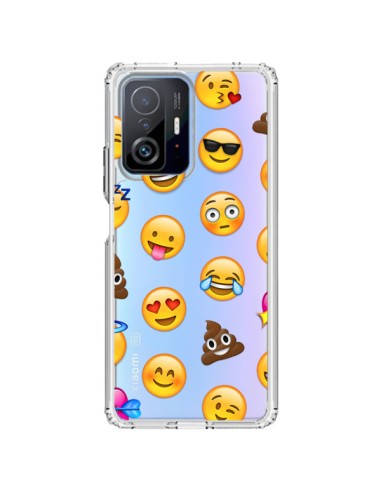 Coque Xiaomi 11T / 11T Pro Emoticone Emoji Transparente - Laetitia