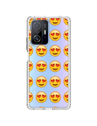 Xiaomi 11T / 11T Pro Case Love Smile Emoji Clear - Laetitia