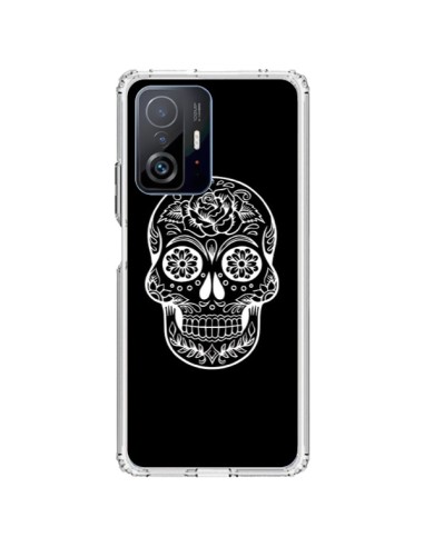 Coque Xiaomi 11T / 11T Pro Tête de Mort Mexicaine Blanche - Laetitia