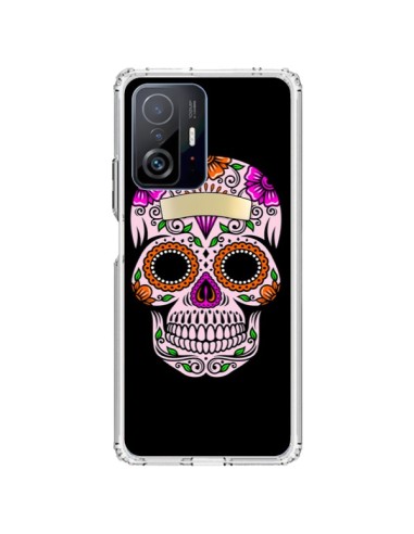 Coque Xiaomi 11T / 11T Pro Tête de Mort Mexicaine Multicolore - Laetitia