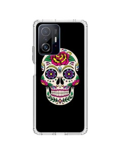 Xiaomi 11T / 11T Pro Case Skull Messicano Multicolor Black - Laetitia
