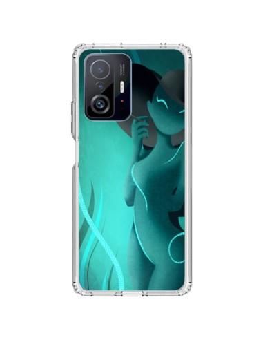 Cover Xiaomi 11T / 11T Pro Donna Enora Fumo Blu - LouJah