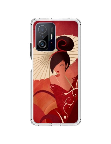 Cover Xiaomi 11T / 11T Pro Sakura Asian Geisha - LouJah