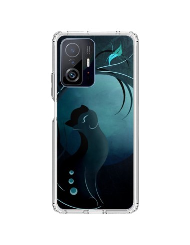 Coque Xiaomi 11T / 11T Pro Chat Clair de Lune Moonlight - LouJah