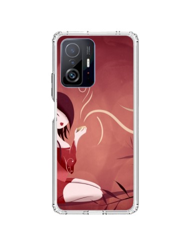 Coque Xiaomi 11T / 11T Pro Femme Thé Tea Time - LouJah