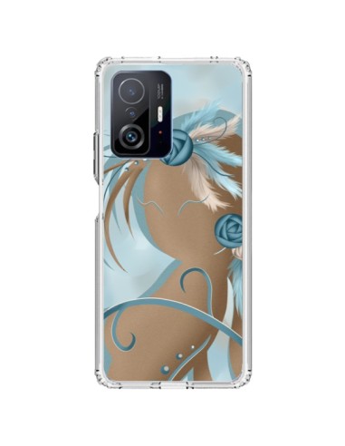 Coque Xiaomi 11T / 11T Pro Femme Plume Zoey Woman Feather - LouJah