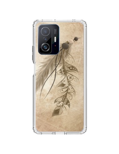 Coque Xiaomi 11T / 11T Pro Bohemian Feather Plume Attrape Reves - LouJah